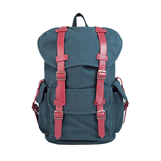 blue hipster backpack